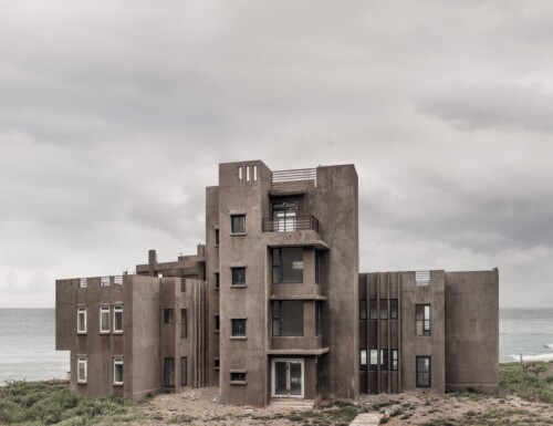 Title: Untitled (Concrete House).<br />
2013<br />
130x100cm<br />
inkjet print, framed Monsters, Dark Mills & Angels