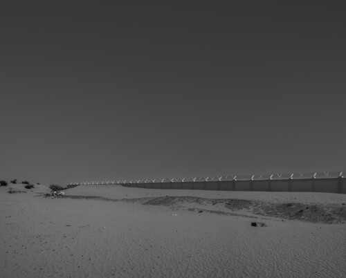 Title: Untitled (Fence).<br />
2013<br />,
80x100cm<br />
inkjet print, Diasec Monsters, Dark Mills & Angels