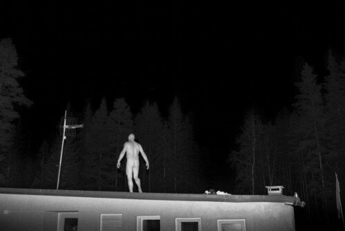 (untitled) Nude on Roof<br> 2014<br> 30x20 cm<br> Inkjet print, Framed