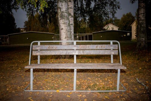 (untitled) Bench<br>2014<br>45x30cm<br>Inkjet print, Framed