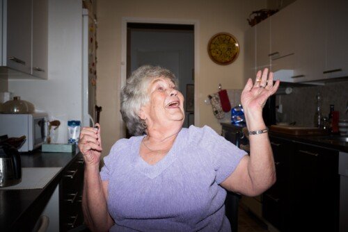 (untitled) Old Lady<br>2014<br>75x50cm<br>Inkjet print, Framed